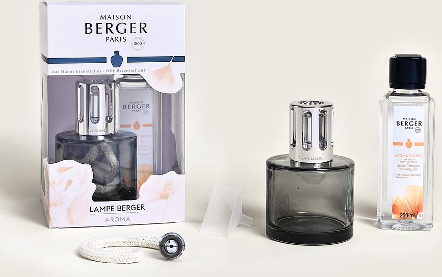 Aroma Katalitična svetilka, siva, vonj Energy