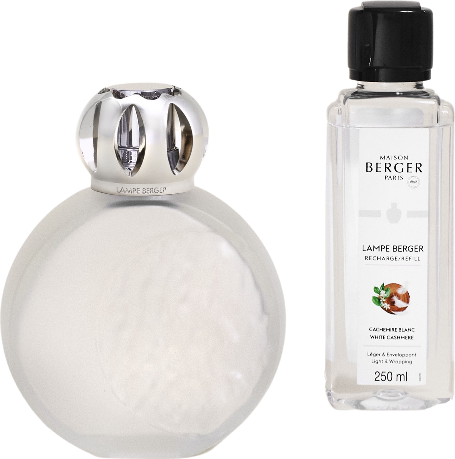 Astral Katalytische Lampe gefrostet mit Duft White Cashmere