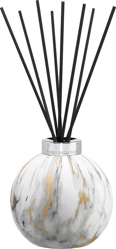 Boule Diffuseur de Parfum au parfum Liliflora, marbre blanc