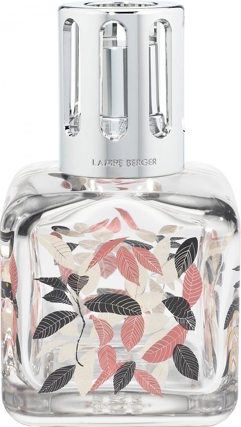 Cube Lampe Catalytique, motif feuilles, avec parfum Zest of Verbena