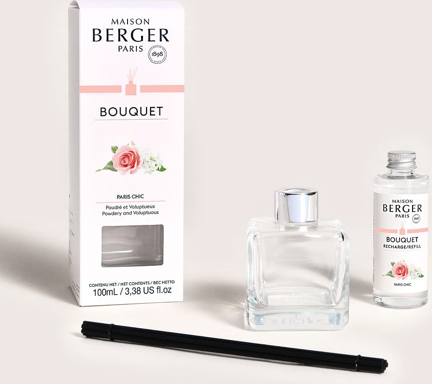 Difusor aromático Cube, con fragancia Paris Chic