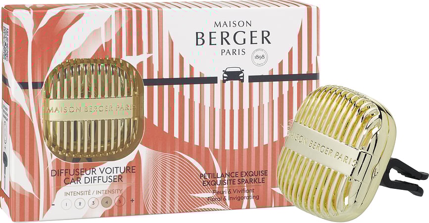 Difusor de Aroma para coche Cannelo, dorado, con fragancia Exquisite Sparkle