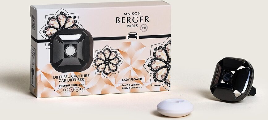 Difusor de aroma para coche Eternity, negro