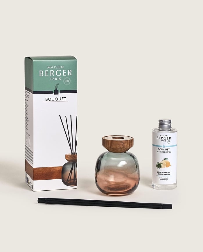 Duftdiffusor mit Stäbchen und Essenz Wood Minerals