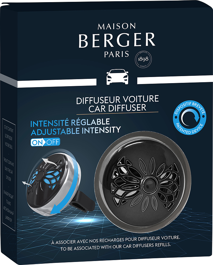 Flower Diffuseur de Parfum pour Voiture réglable, sans recharge