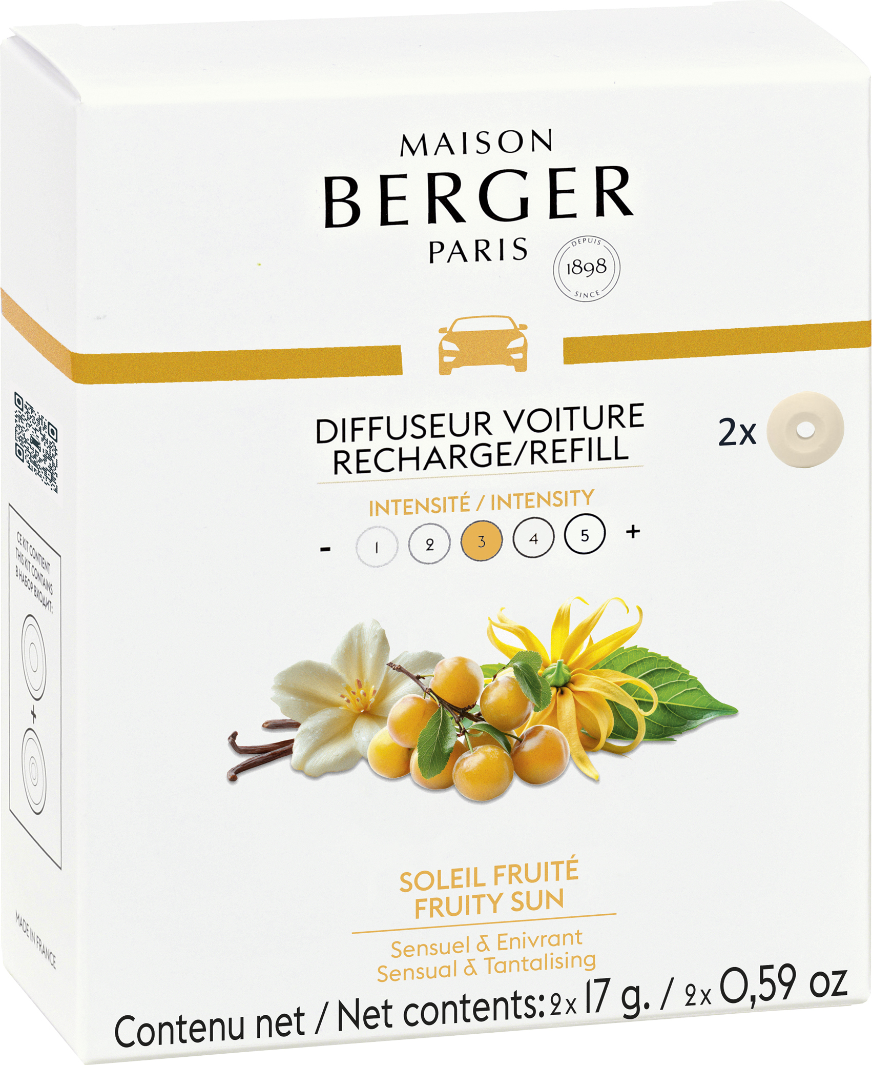 Fruity Sun Auto-Duftdiffusor-Nachfüller, 2 St.