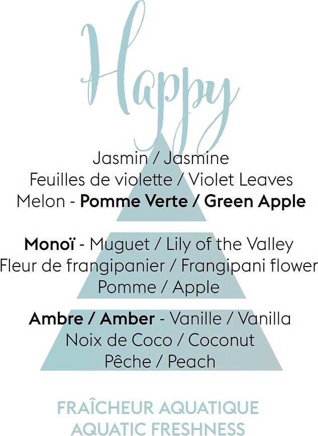 Geur voor diffuser Aroma Happy 200 ml