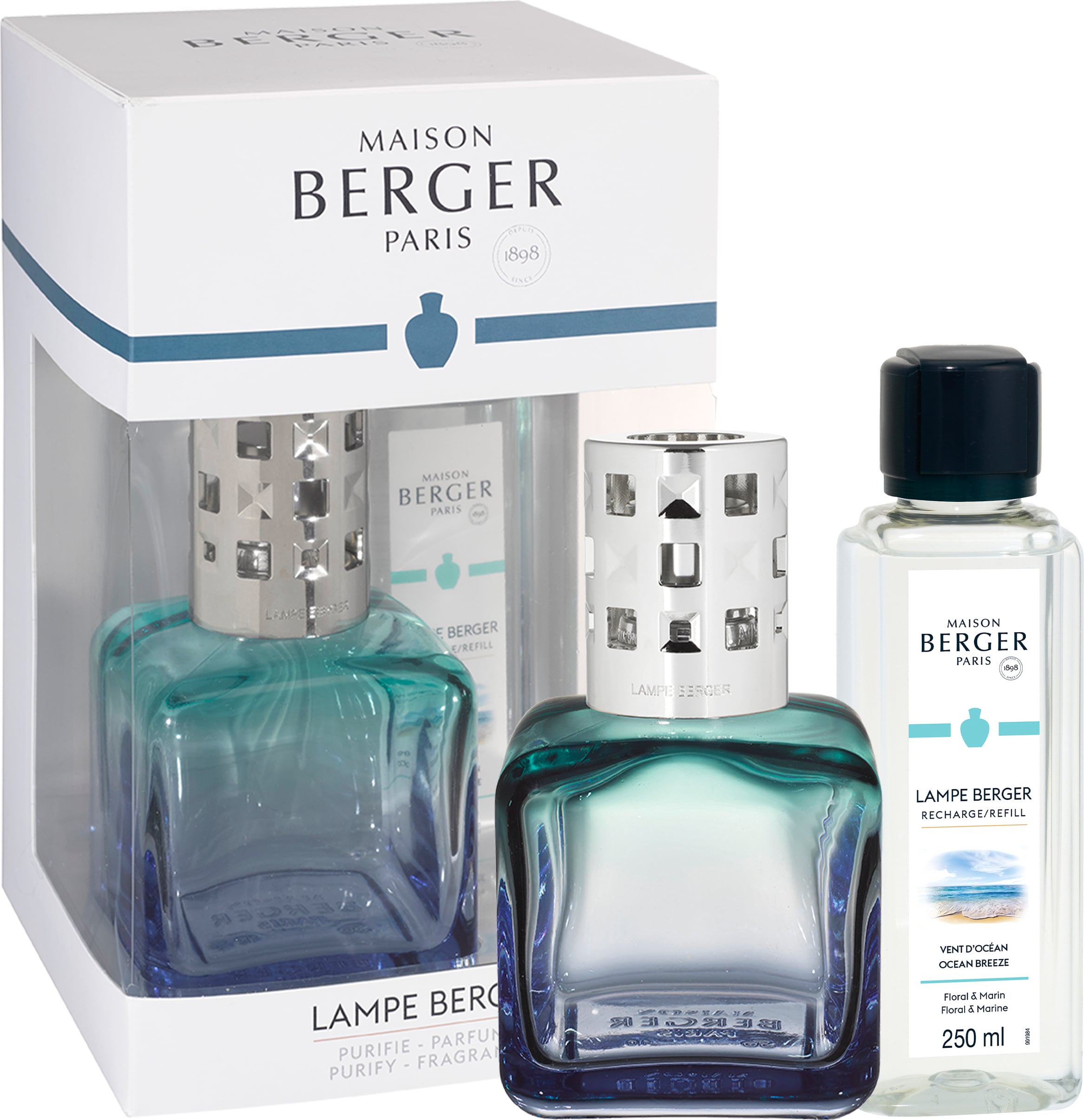 Katalytische Lampe Blue Ocean mit Duft Ocean Breeze