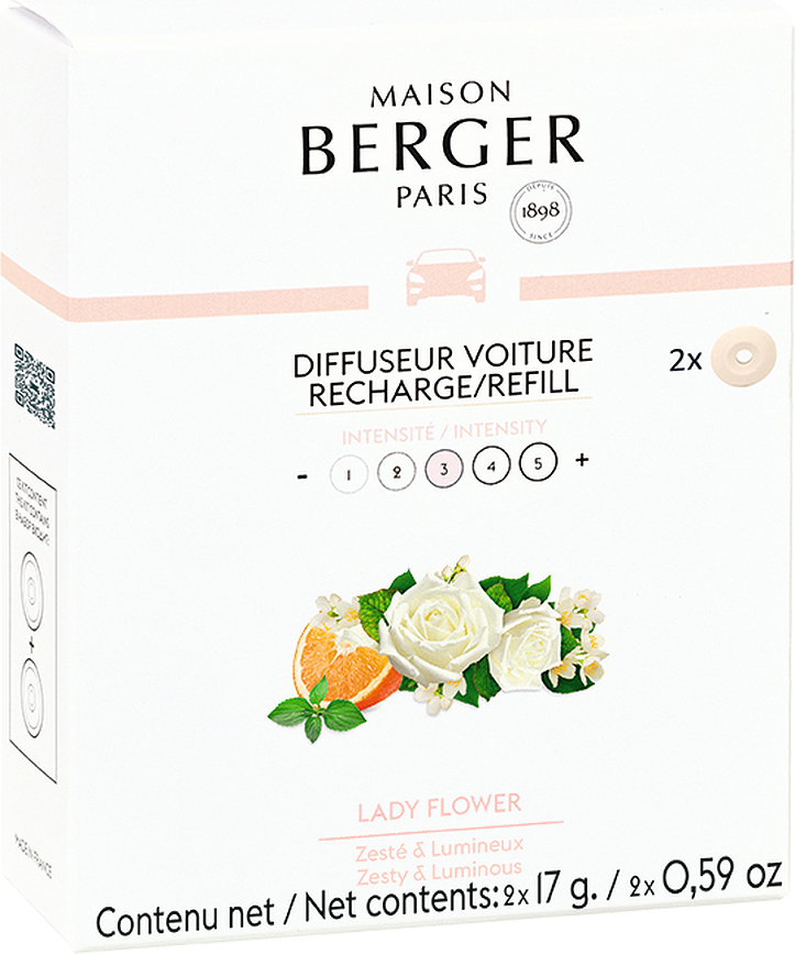 Lady Flower Ανταλλακτικό Άρωμα για Διαχυτήρα Αυτοκινήτου