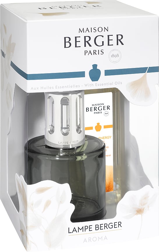 Lámpara Catalítica Aroma, gris, con fragancia Energy