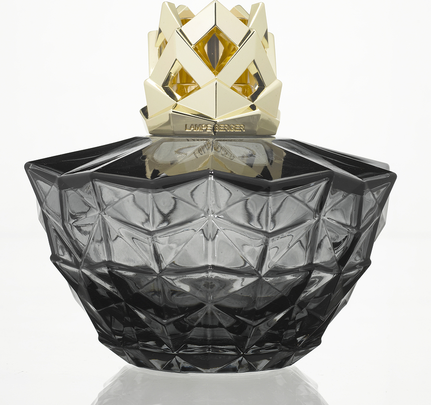 Lámpara catalítica Kalia, negra, con fragancia Vanilla Magnificence