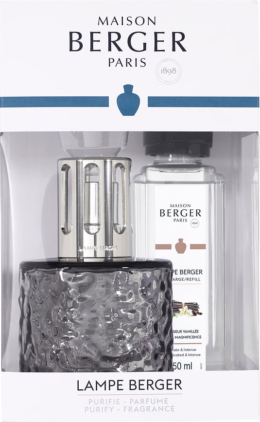 Lámpara Catalítica Mirage, negra, con fragancia Vanilla Magnificence