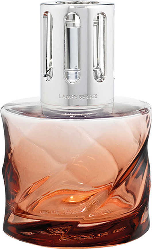 Lámpara catalítica Spiral, ámbar, con fragancia Rhubarb Radiance