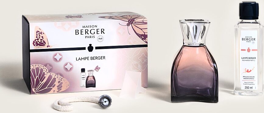 Lilly Lampe Catalytique, rose, avec parfum Exquisite Sparkle