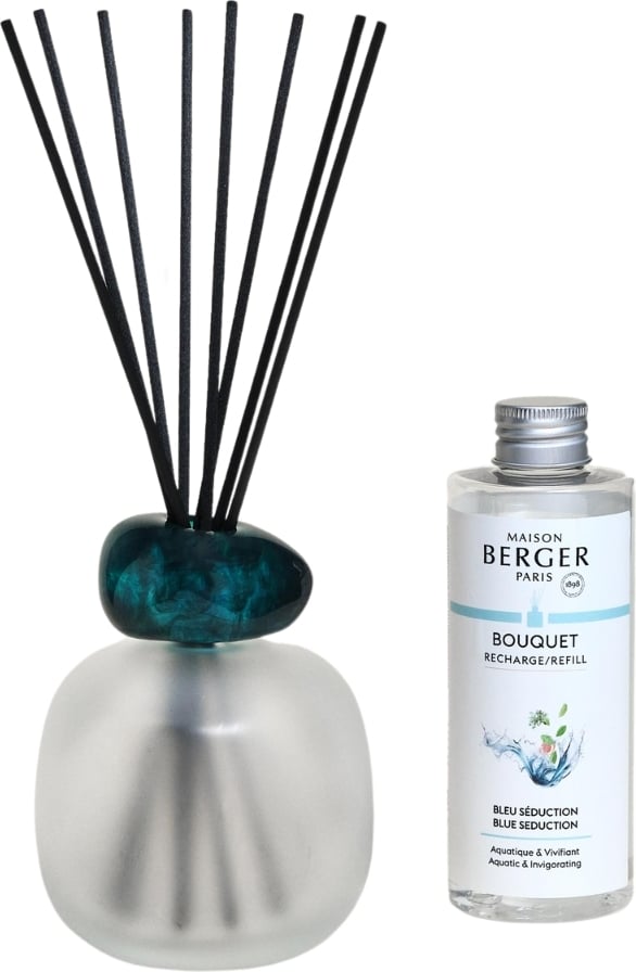 Mineral Aromadiffusor grau-grün mit Duft Bleu Seduction