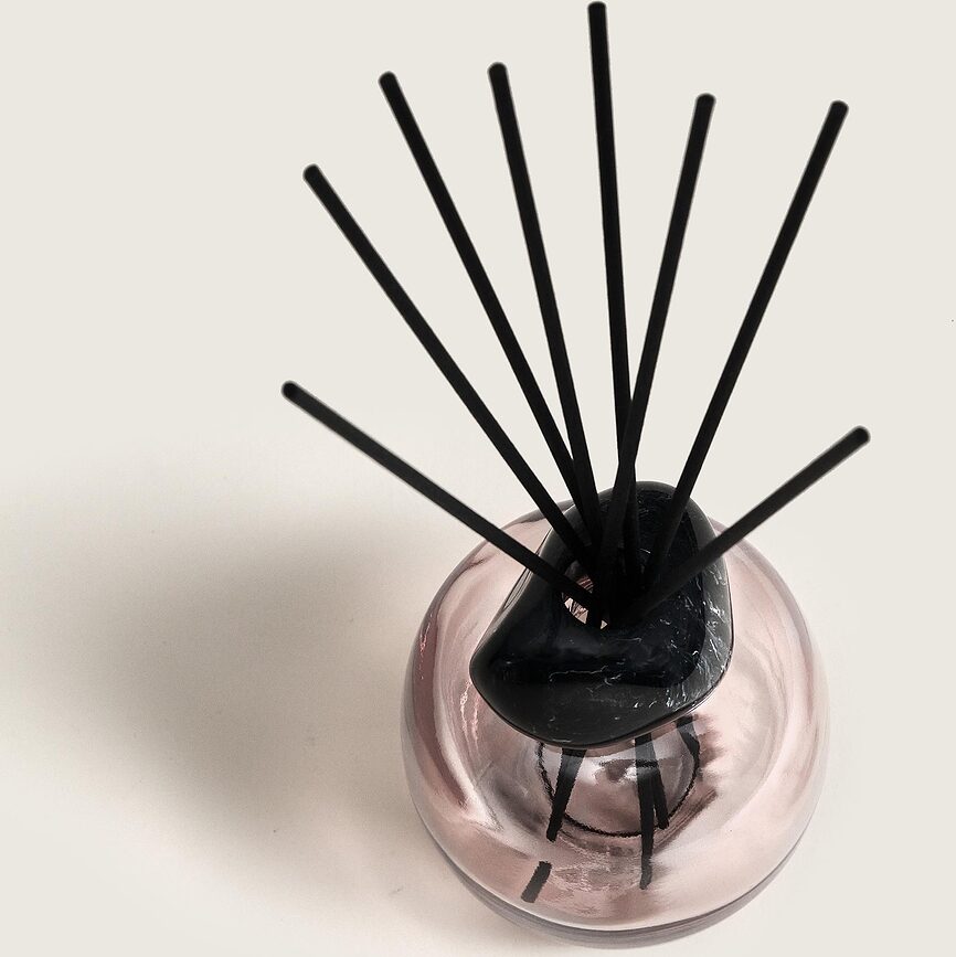 Mineral Diffuseur de Parfum, rose et noir, parfum Liliflora