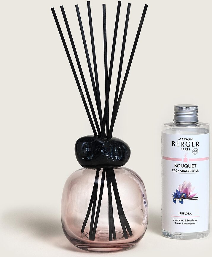 Mineral Difuzor mirisni ružičasto-crni s mirisom Liliflora