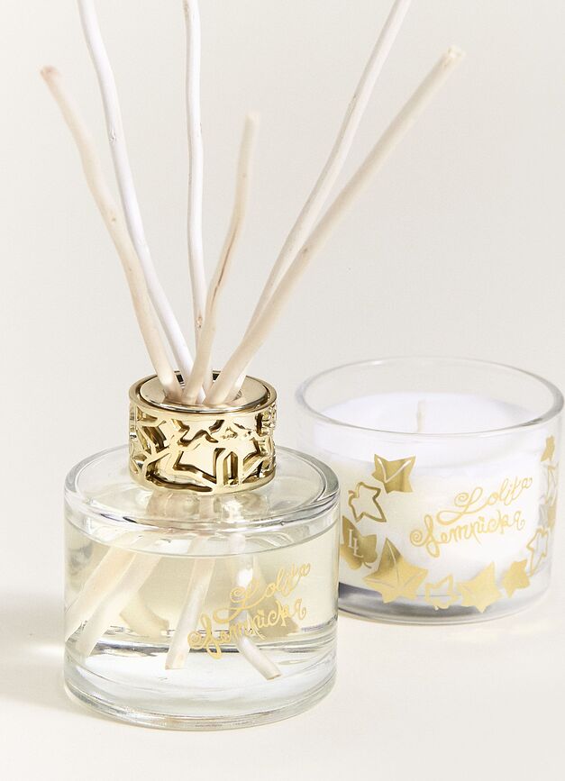 Difusor de Aroma y Vela Lolita Duo Mini, negro, Set de 2 piezas