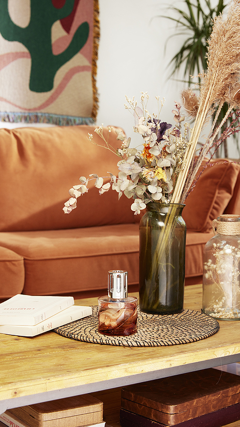 Spiral Katalitička Lampa jantarna s mirisom Rhubarb Radiance