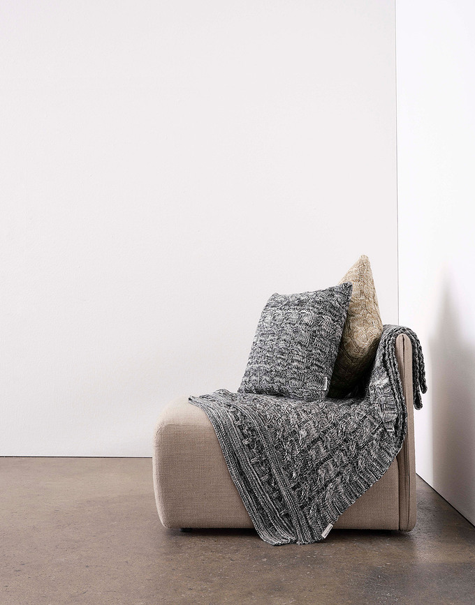 Ainaa Coussin décoratif, 50 x 50 cm, beige