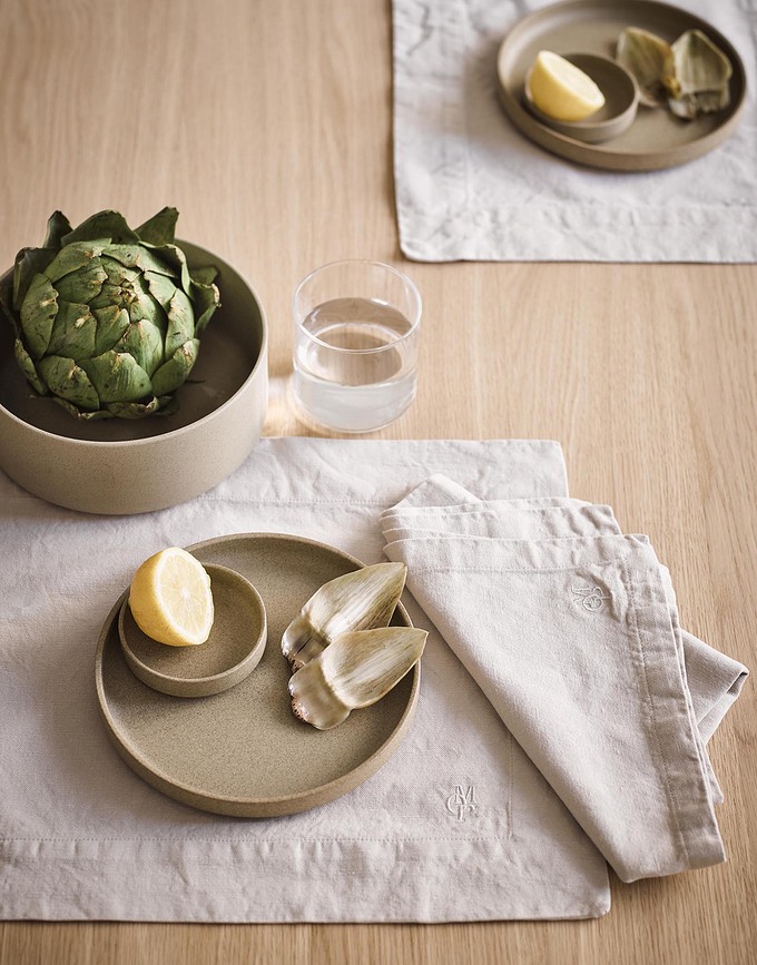 Akalla Set de table, gris