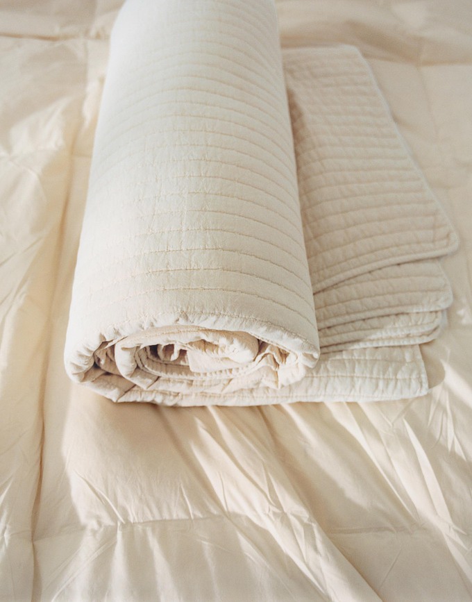 Bodine Couvre-lit, 220 x 265 cm, blanc cassé