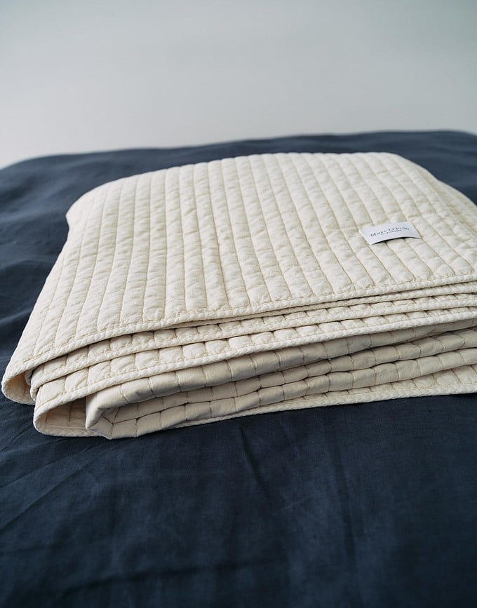 Bodine Plaid 150 x 200 cm, blanc cassé