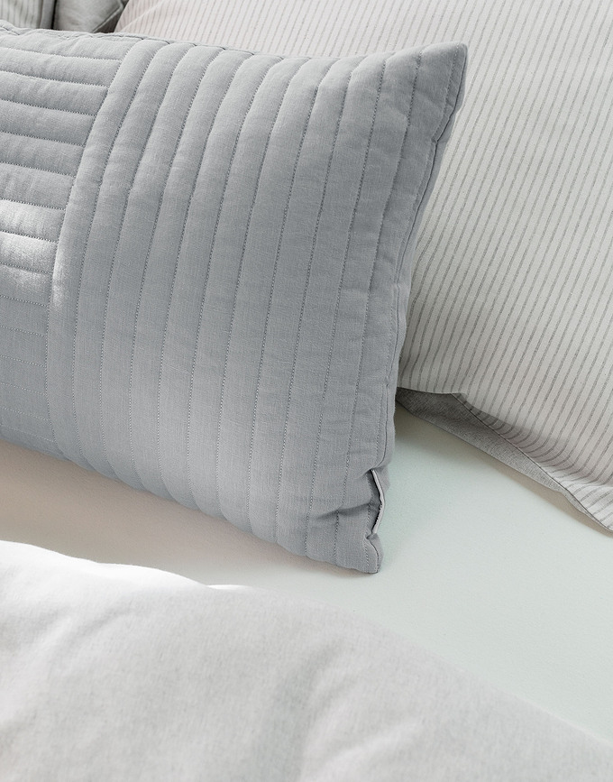 Cojín decorativo Viosa, 40 x 90 cm, blanco