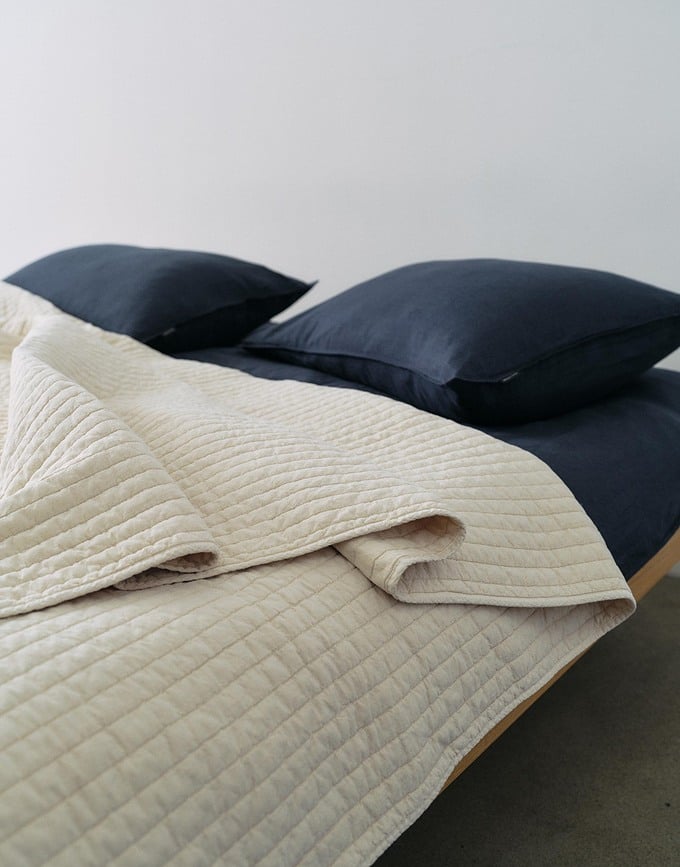 Colcha Bodine, 180 x 265 cm, blanco roto