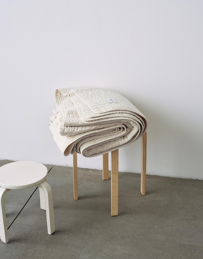 Colcha Bodine, 220 x 265 cm, blanco roto