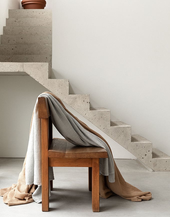 Colcha Norell, 180 x 265 cm, gris claro