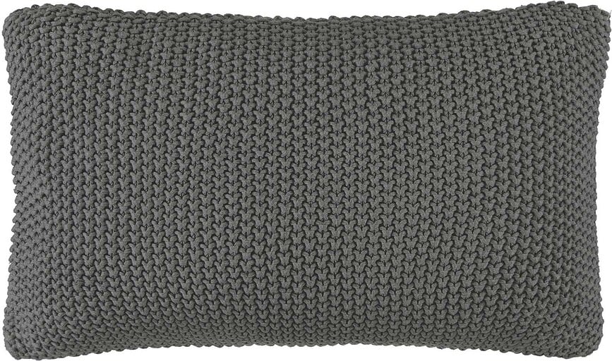 Cuscino Nordic Knit 30 x 60 cm roccioso in cotone biologico