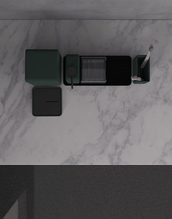 Dosificador de jabón The Edge, antracita