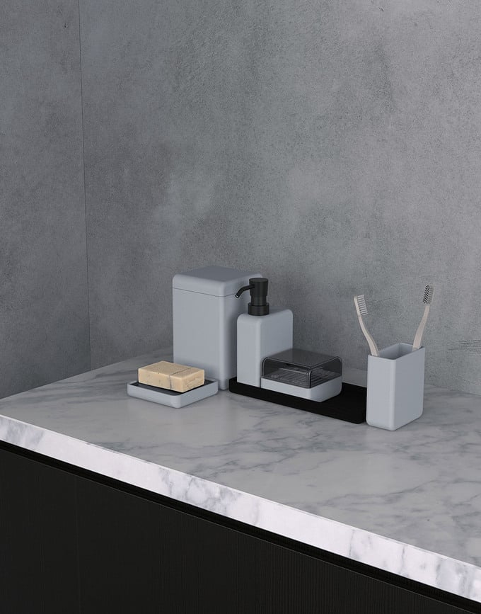 Dosificador de jabón The Edge, antracita