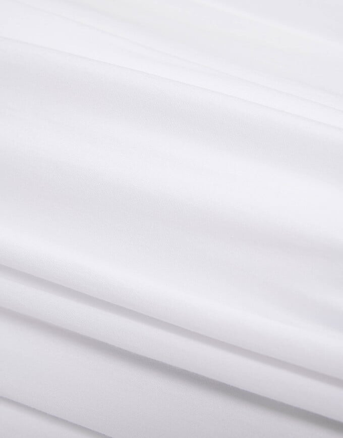 Premium Organic Drap-housse 100 x 200 cm, blanc