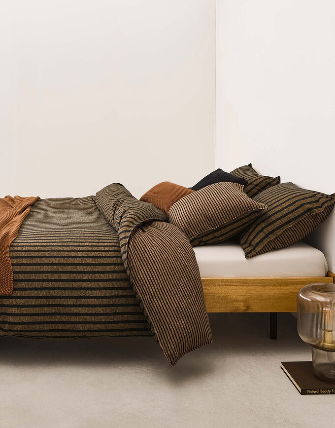 Premium Organic Drap Housse 160 x 200 cm, sable clair