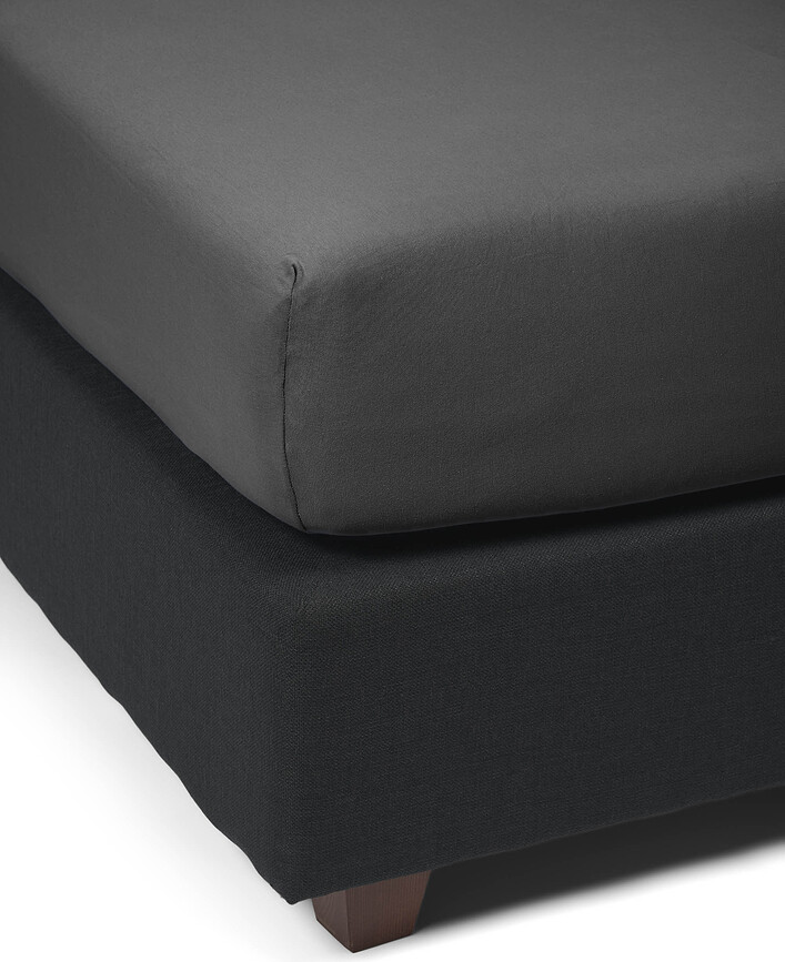 Premium Organic Drap Housse 160 x 200 cm, sable clair