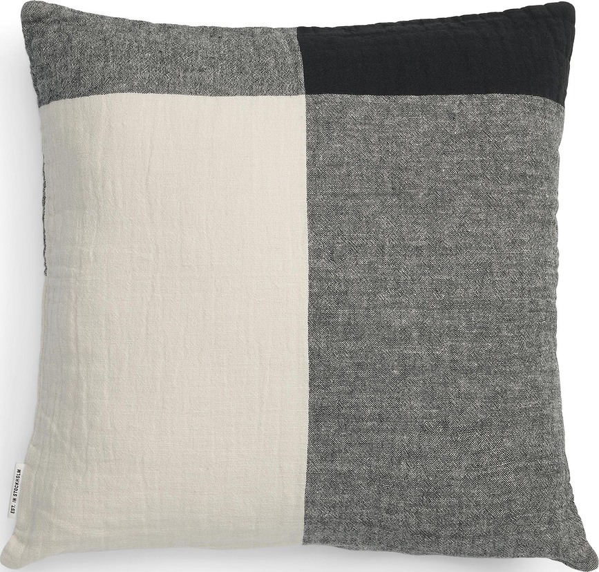 Erlend Blazina, 50 x 50 cm, bež-oranžna, karirasta