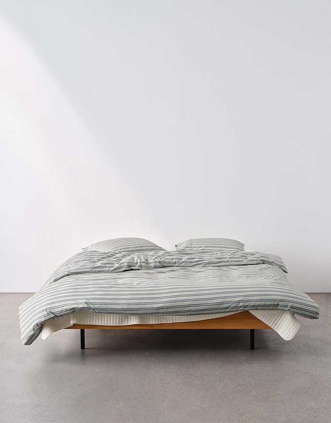 Faas Posteljnina, 260 x 220 cm, zelena, 2 prevleki za vzglavnik 60 x 70 cm