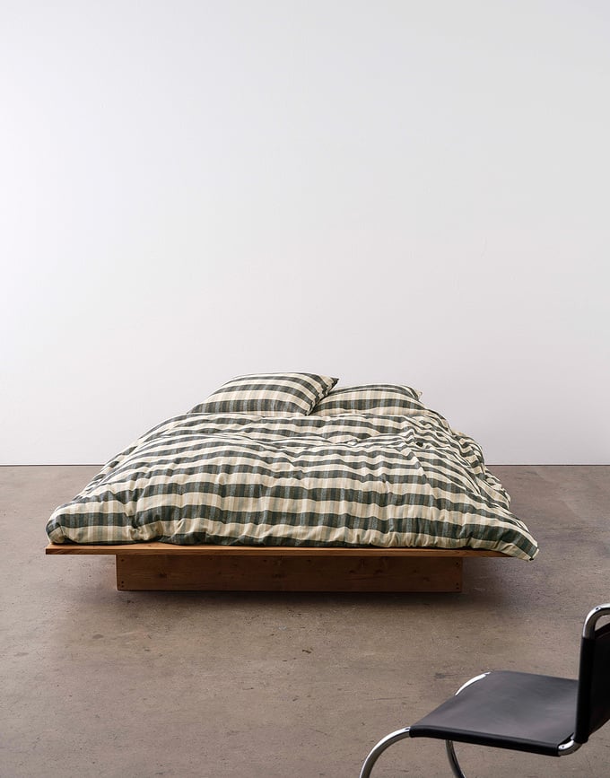 Juego de Funda Nórdica Hillan, 200 x 200 cm, beige y negra, con 2 fundas de almohada 80 x 80 cm, cierre de cremallera