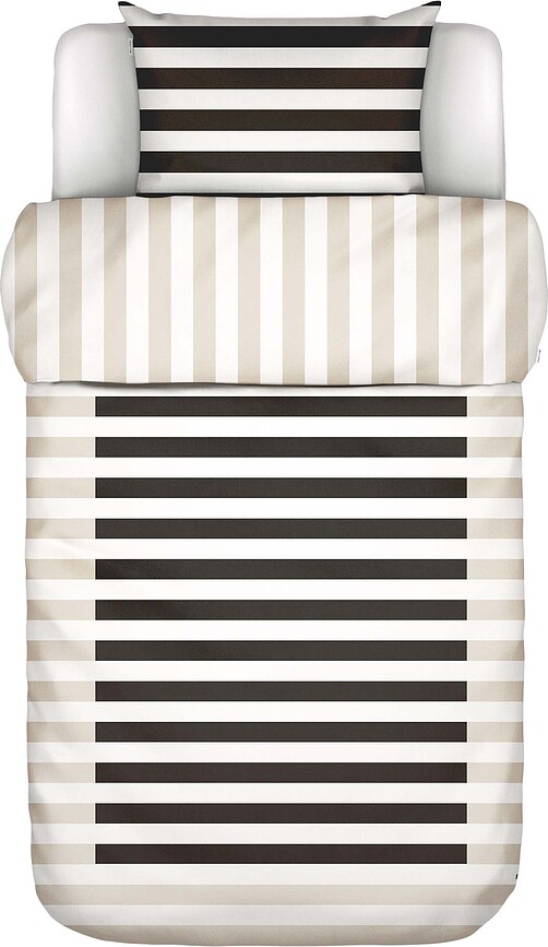 Funda Nórdica Sanna, 140 x 220 cm, antracita, con funda de almohada 60 x 70 cm