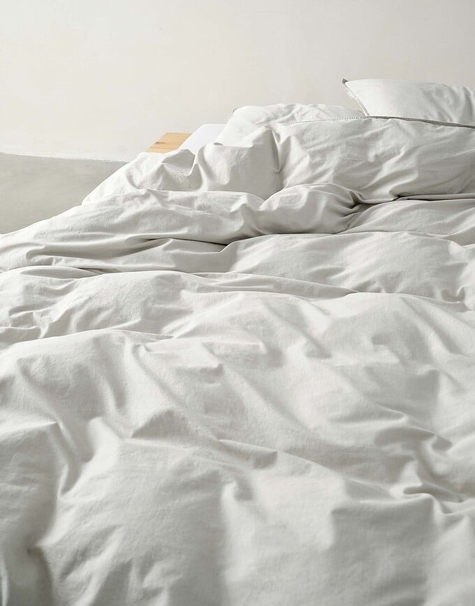 Funda Nórdica Senja, 200 x 220 cm, gris brumoso