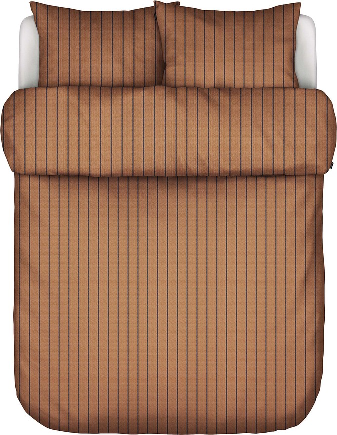 Funda Nórdica Torsken, 200 x 220 cm, nogal, 2 fundas de almohada 60 x 70 cm