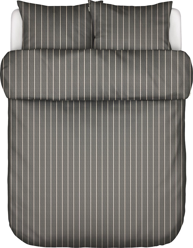 Funda Nórdica Torsken, 240 x 220 cm, antracita, con 2 fundas de almohada 60 x 70 cm