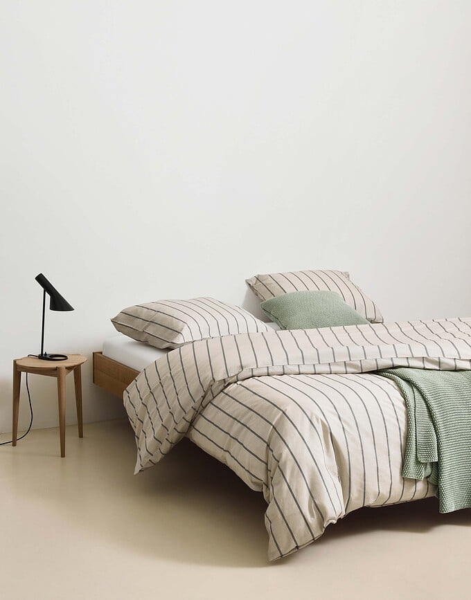 Funda Nórdica Torsken 260 x 220 cm, beige, con 2 fundas de almohada 60 x 70 cm