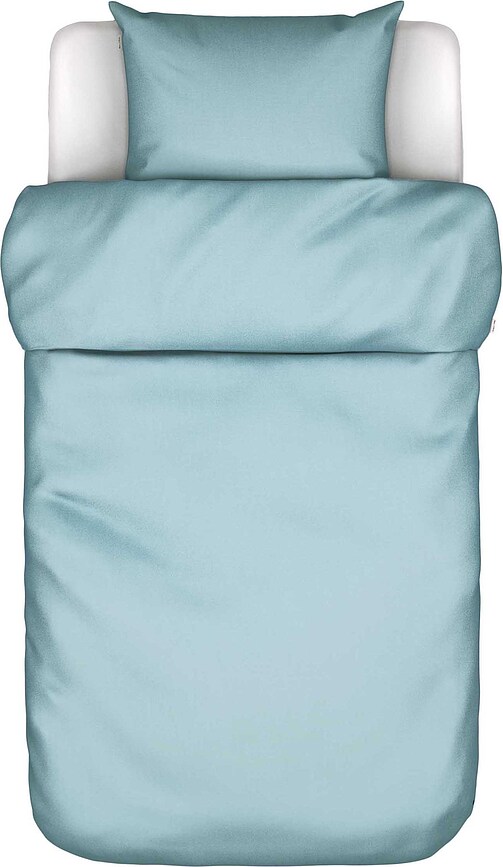 Funda Nórdica Tove 140 x 200 cm, aguamarina, con cierre de cremallera, 1 funda de almohada 70 x 90 cm