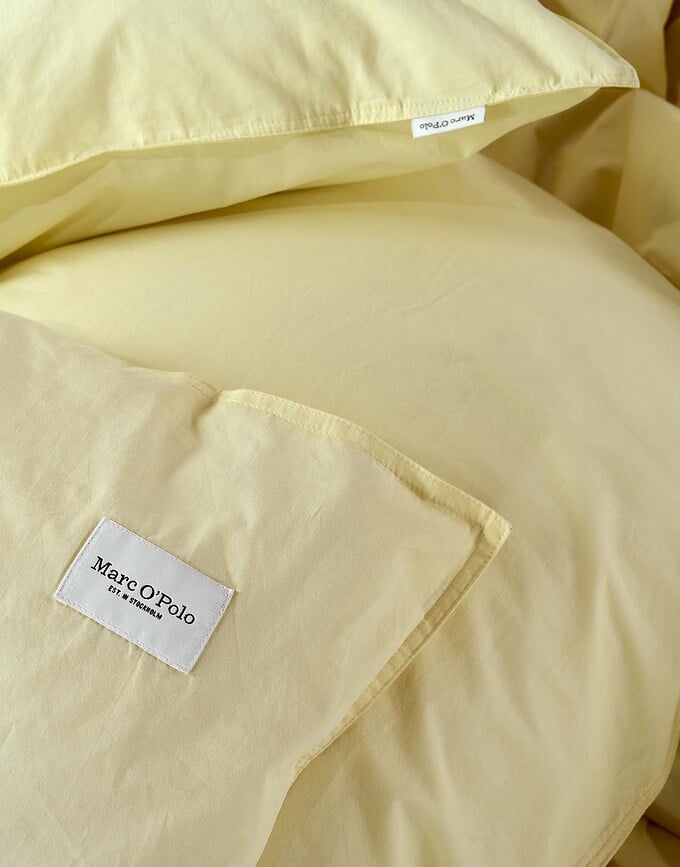 Juego de Funda Nórdica Tove, 260 x 220 cm, amarillo claro, con 2 fundas de almohada 60 x 70 cm