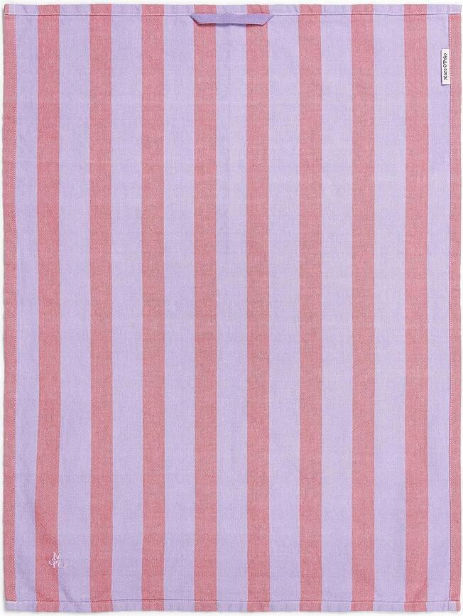 Haley Kuhinjski Ručnici prugasti 50 x 70 cm ružičasti kobaltni 2 kom.