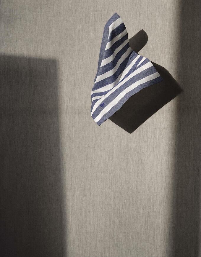 Haley Σουπλά ριγέ, 33 x 45 εκ., πορτοκαλί-λιλά, 2 τμχ