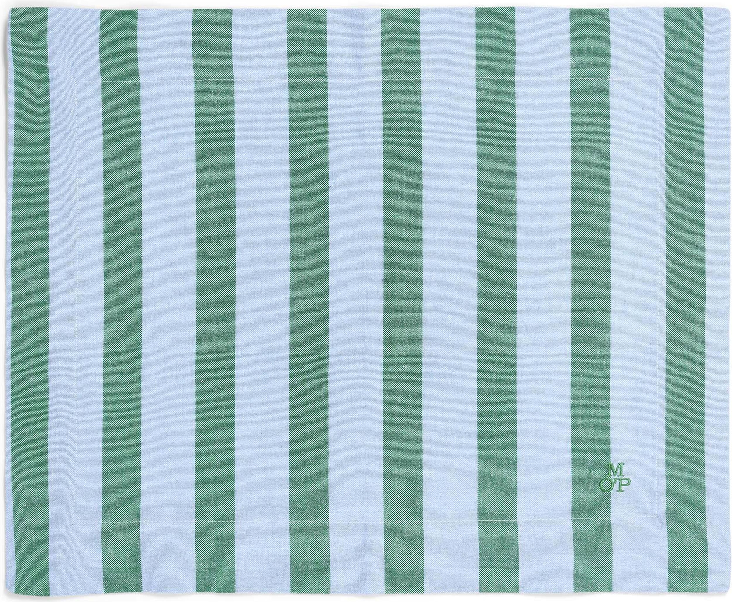 Haley Tischsets 33 x 45 cm gestreift grün-blau 2 St.
